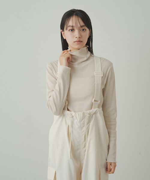 earthy(アーシー)の「【earthy_】オーガニックコットンテレコタートル(Tシャツ/カットソー・レディース・ブラック/オフホワイト/イエロー/オレンジ/ブルー・FREE)」の6枚目の写真