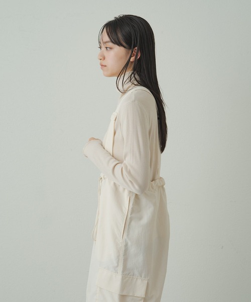 earthy(アーシー)の「【earthy_】オーガニックコットンテレコタートル(Tシャツ/カットソー・レディース・ブラック/オフホワイト/イエロー/オレンジ/ブルー・FREE)」の9枚目の写真