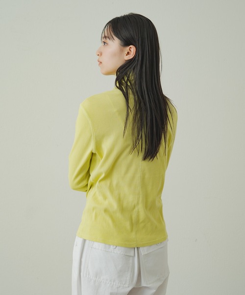 earthy(アーシー)の「【earthy_】オーガニックコットンテレコタートル(Tシャツ/カットソー・レディース・ブラック/オフホワイト/イエロー/オレンジ/ブルー・FREE)」の14枚目の写真