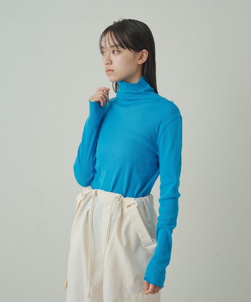 earthy(アーシー)の「【earthy_】オーガニックコットンテレコタートル(Tシャツ/カットソー・レディース・ブラック/オフホワイト/イエロー/オレンジ/ブルー・FREE)」の22枚目の写真