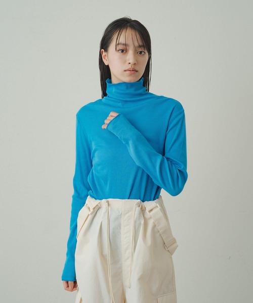 earthy(アーシー)の「【earthy_】オーガニックコットンテレコタートル(Tシャツ/カットソー・レディース・ブラック/オフホワイト/イエロー/オレンジ/ブルー・FREE)」の21枚目の写真