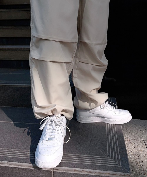 SETUP7（セットアップセブン）の「【SETUP7】ドローストリングカーゴパンツ KNF ※（カーゴパンツ・レディース・ホワイト/ダークブラウン/ベージュ/ブラック/ダークグリーン/グレー/ネイビー・S/M/L）」の11枚目の写真