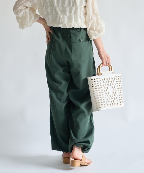 セール】【SETUP7】ドローストリングカーゴパンツ KNF ※（カーゴ