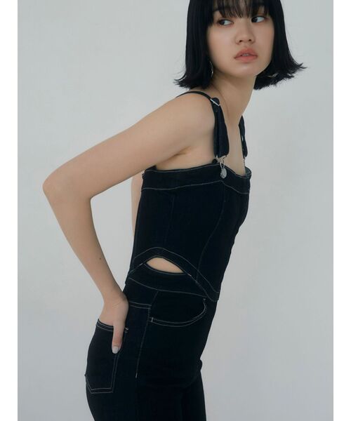 サロペット・オーバーオール・オールインワン EMODA EMODA（エモダ）の「サイドカットオールインワン（サロペット