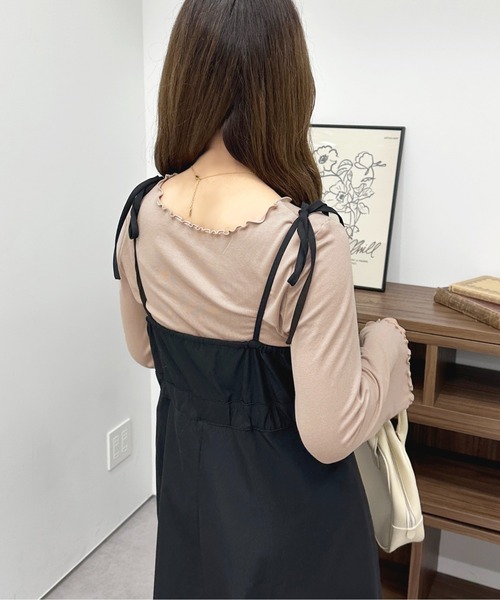 apres jour(アプレジュール)の「メローインナー【ZOZOTOWN限定アイテム】(Tシャツ/カットソー・レディース・グリーン/モカ/アイボリー・X-LARGE/フリー)」の22枚目の写真