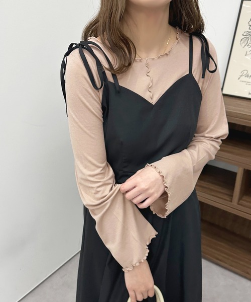 apres jour(アプレジュール)の「メローインナー【ZOZOTOWN限定アイテム】(Tシャツ/カットソー・レディース・グリーン/モカ/アイボリー・X-LARGE/フリー)」の19枚目の写真