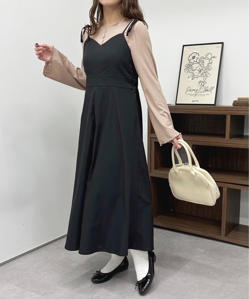 apres jour(アプレジュール)の「メローインナー【ZOZOTOWN限定アイテム】(Tシャツ/カットソー・レディース・グリーン/モカ/アイボリー・X-LARGE/フリー)」の6枚目の写真