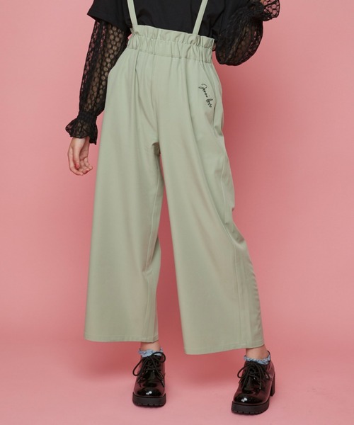 JENNI love（ジェニィラブ）の「サス付きワイドアンクルパンツ（その他パンツ・キッズ・ブラック/カーキ/ラベンダー・130cm/140cm/150cm/160cm）」の3枚目の写真