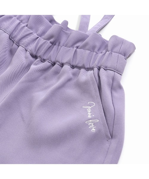 JENNI love（ジェニィラブ）の「サス付きワイドアンクルパンツ（その他パンツ・キッズ・ブラック/カーキ/ラベンダー・130cm/140cm/150cm/160cm）」の14枚目の写真