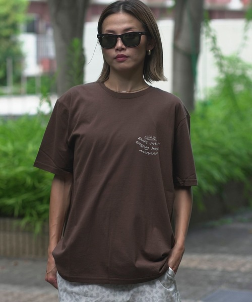 BANKS(バンクス)の「DESIGN TEE/BANKS(バンクス)半袖Tシャツ(Tシャツ/カットソー・メンズ・ダークベージュ/ブラウン/オフホワイト・MEDIUM/LARGE/X-LARGE)」の16枚目の写真