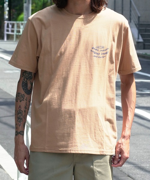 BANKS(バンクス)の「DESIGN TEE/BANKS(バンクス)半袖Tシャツ(Tシャツ/カットソー・メンズ・ダークベージュ/ブラウン/オフホワイト・MEDIUM/LARGE/X-LARGE)」の6枚目の写真