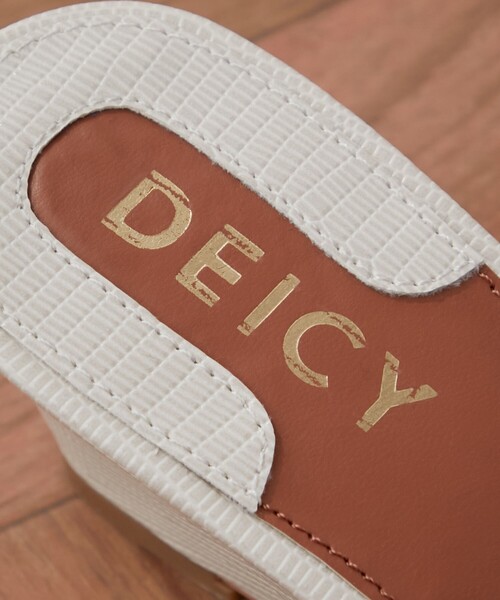 DEICY(デイシー)の「ウェッジミュール(サンダル・レディース・ピンク/ブラック/アイボリー・M/L/S)」の5枚目の写真