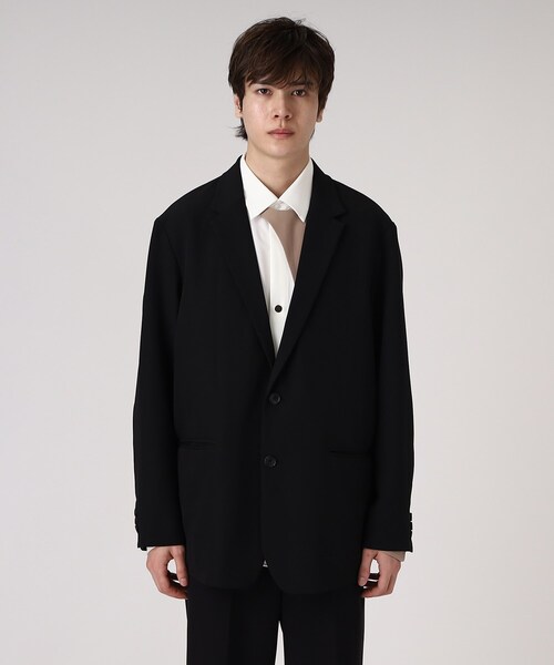 tk.TAKEO KIKUCHI（ティーケータケオキクチ）の「◆360度ストレッチ テーラードジャケット（テーラードジャケット・メンズ・ブラック/モスグリーン・01/02/03）」の4枚目の写真