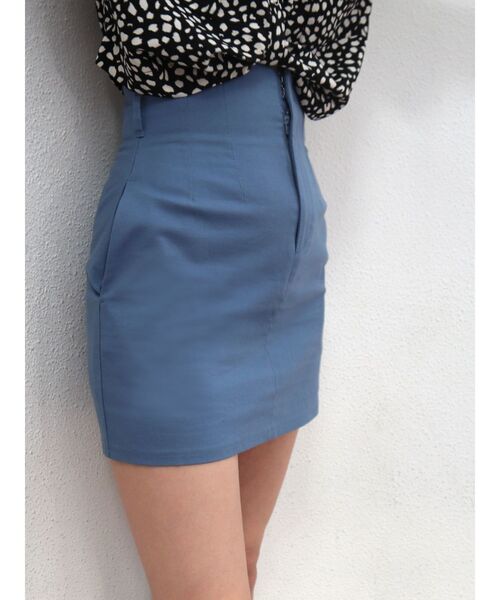 EMODA(エモダ)の「ハイウエストタックスカート(スカート・レディース・ブラック/その他/ブルー/ブラウン・SMALL/MEDIUM)」の22枚目の写真