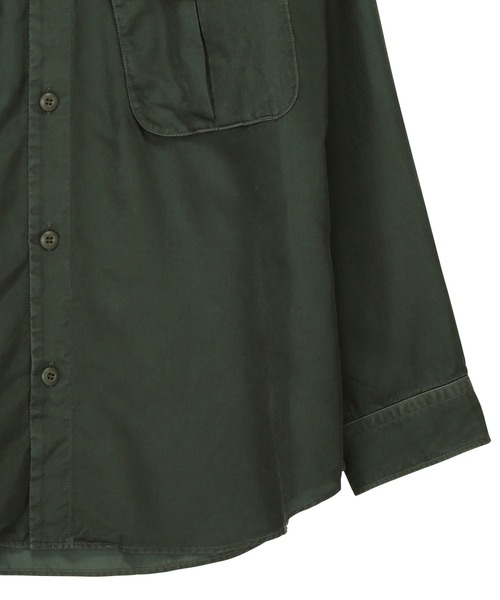 ZUCCa（ズッカ）の「キュプラサテン / シャツ / (O)（シャツ/ブラウス・メンズ・ブルー/グリーン/ネイビー・X-SMALL/M size）」の5枚目の写真