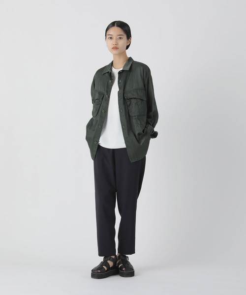 ZUCCa（ズッカ）の「キュプラサテン / シャツ / (O)（シャツ/ブラウス・メンズ・ブルー/グリーン/ネイビー・X-SMALL/M size）」の18枚目の写真