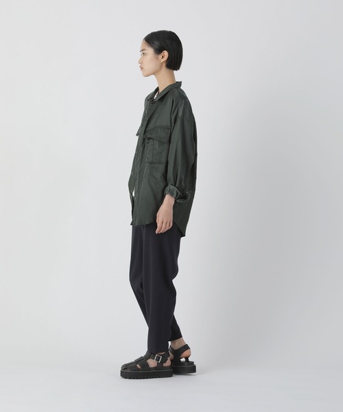 ZUCCa（ズッカ）の「キュプラサテン / シャツ / (O)（シャツ/ブラウス・メンズ・ブルー/グリーン/ネイビー・X-SMALL/M size）」の19枚目の写真