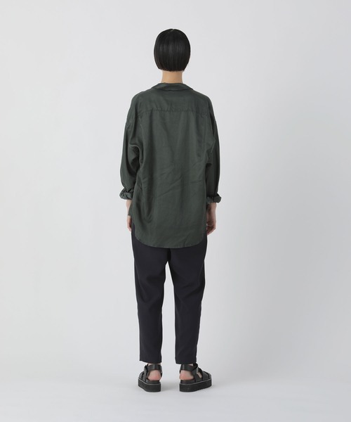 ZUCCa（ズッカ）の「キュプラサテン / シャツ / (O)（シャツ/ブラウス・メンズ・ブルー/グリーン/ネイビー・X-SMALL/M size）」の20枚目の写真