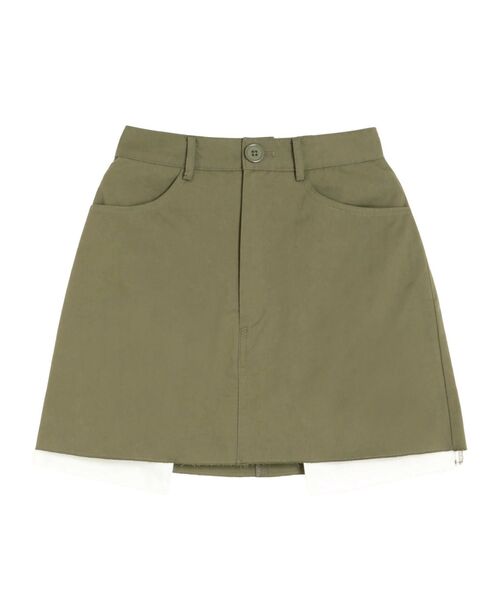 EVRIS(エヴリス)の「ポケットデザインローウエストスカート(スカート・レディース・カーキ/ブラック・SMALL/MEDIUM)」の3枚目の写真
