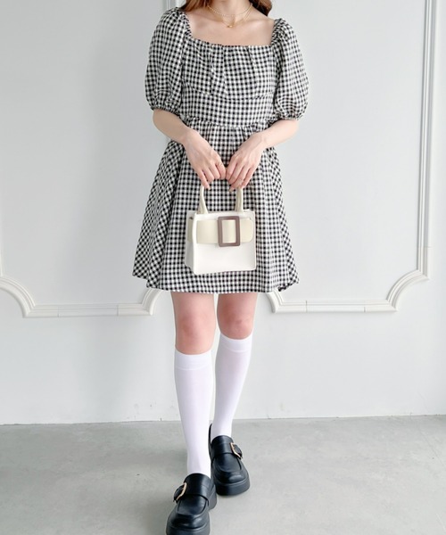 Loueme（ルエム）の「【23S/S】サイドオープンギンガムチェック