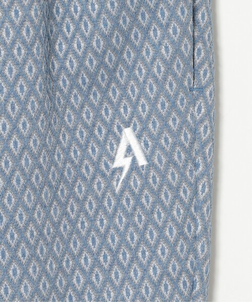 ADAM PATEK(アダムパテック)の「【ADAM PATEK/アダムパテック】jacquard track pants ジャガードトラックパンツ(その他パンツ・メンズ・ブルー/ブラック・LL/L/M)」の4枚目の写真