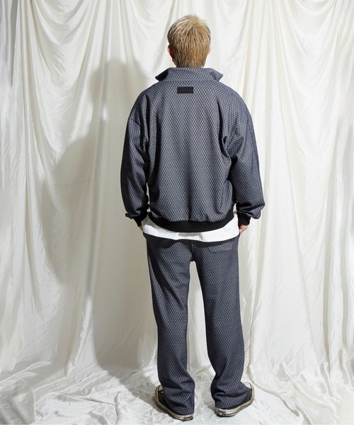 ADAM PATEK(アダムパテック)の「【ADAM PATEK/アダムパテック】jacquard track pants ジャガードトラックパンツ(その他パンツ・メンズ・ブルー/ブラック・LL/L/M)」の15枚目の写真