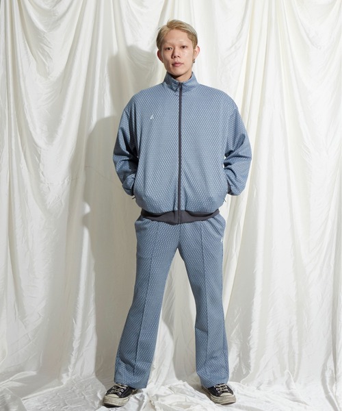 ADAM PATEK(アダムパテック)の「【ADAM PATEK/アダムパテック】jacquard track pants ジャガードトラックパンツ(その他パンツ・メンズ・ブルー/ブラック・LL/L/M)」の21枚目の写真