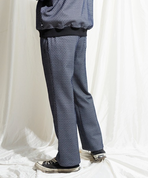 ADAM PATEK(アダムパテック)の「【ADAM PATEK/アダムパテック】jacquard track pants ジャガードトラックパンツ(その他パンツ・メンズ・ブルー/ブラック・LL/L/M)」の13枚目の写真