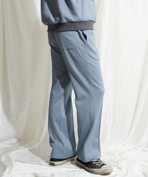 ADAM PATEK(アダムパテック)の「【ADAM PATEK/アダムパテック】jacquard track pants ジャガードトラックパンツ(その他パンツ・メンズ・ブルー/ブラック・LL/L/M)」の18枚目の写真
