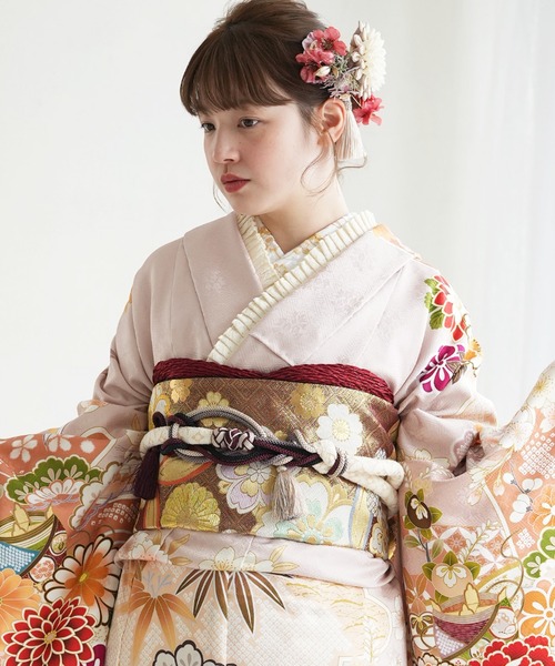 半衿 パールドロン刺繍 日本製（和装小物）｜utatane（ウタタネ