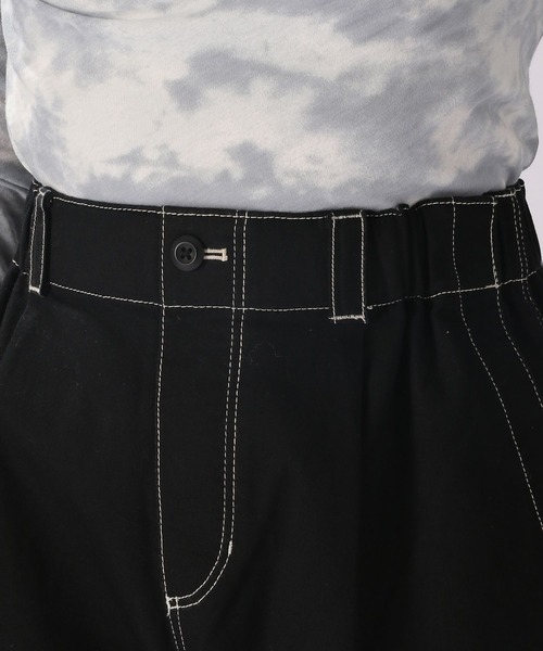 niko and...（ニコアンド）の「ストレッチテーパードパンツ（その他パンツ・レディース・ネイビー/ベージュ/ブラック/カーキ/オフホワイト/ブルー/ブラック系その他/オリーブ/ブラック×グレー/インディゴブルー/ブラウン・LARGE/MEDIUM）」の18枚目の写真