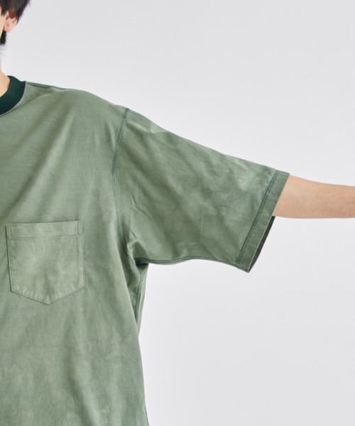 Product Twelve / プロダクトトゥエルブ】UNEVEN DYED CREWNECK T