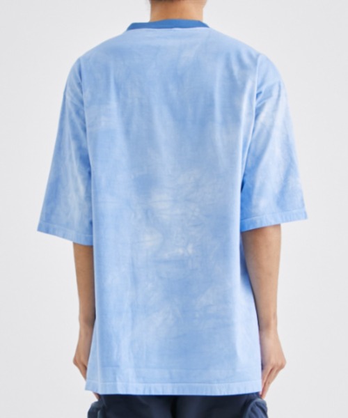 Product Twelve（プロダクトトゥエルブ）の「【Product Twelve / プロダクトトゥエルブ】UNEVEN DYED CREWNECK T-SHIRT 23SS-PCS04（Tシャツ/カットソー・メンズ・グリーン/ブルー・2/3）」の12枚目の写真