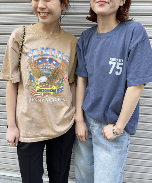 GOOD ROCK SPEED(グッドロックスピード)の「【GOOD ROCK SPEEDxSPICKSPAN】 PACK TEE(Tシャツ/カットソー・レディース・ブラック/ブラック系その他/ベージュ系その他/ベージュ・MEDIUM)」の5枚目の写真