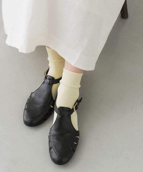 かぐれ（カグレ）の「シルクリブソックス（ソックス/靴下・レディース・ホワイト/ピンク/イエロー/ベージュ系その他・FREE）」の3枚目の写真