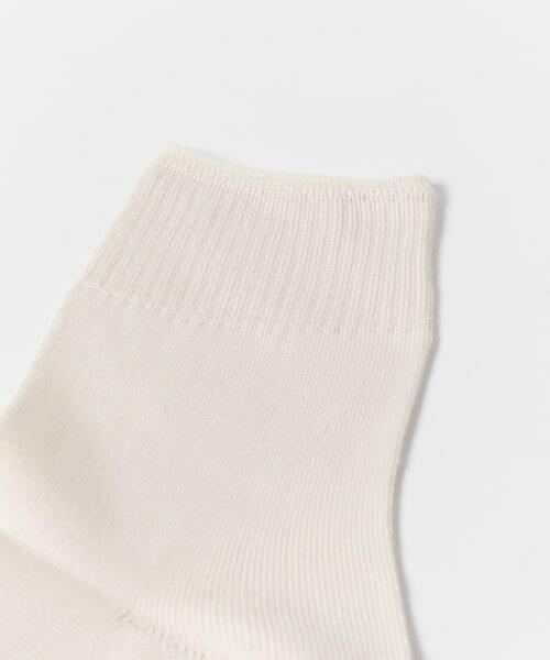 かぐれ（カグレ）の「シルクリブソックス（ソックス/靴下・レディース・ホワイト/ピンク/イエロー/ベージュ系その他・FREE）」の6枚目の写真