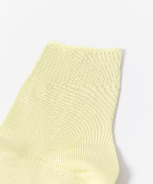 かぐれ（カグレ）の「シルクリブソックス（ソックス/靴下・レディース・ホワイト/ピンク/イエロー/ベージュ系その他・FREE）」の10枚目の写真