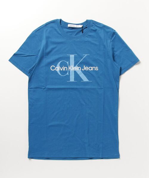 Calvin Klein Jeans（カルヴァンクラインジーンズ）の「Calvin Klein Jeans/ カルバンクラインジーンズ SEASONAL MONOLOGO TEE（Tシャツ/カットソー・メンズ・ブルー/オレンジ/チャコール/ライトグレー・L/XL/M）」の9枚目の写真