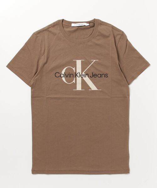 Calvin Klein Jeans（カルヴァンクラインジーンズ）の「Calvin Klein Jeans/ カルバンクラインジーンズ SEASONAL MONOLOGO TEE（Tシャツ/カットソー・メンズ・ブルー/オレンジ/チャコール/ライトグレー・L/XL/M）」の10枚目の写真