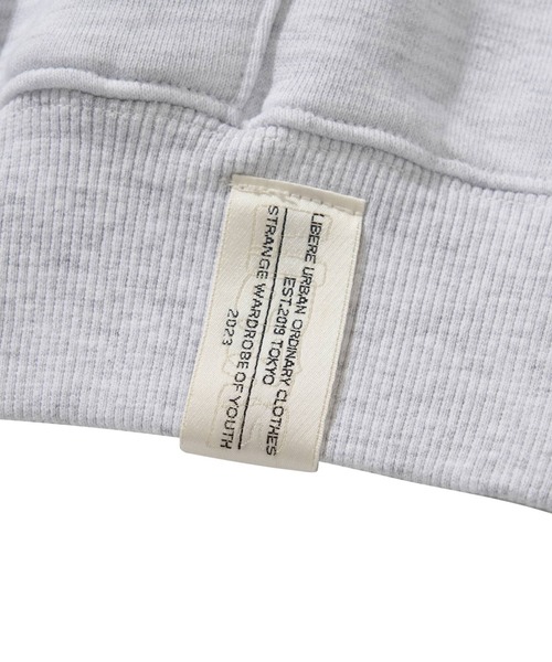 LIBERE(リベーレ)の「LIBERE リベーレ / CHEEKY HOODIE チーキービッグシルエットフーディー パーカー / 231225-231226(パーカー・メンズ・グレー/ネイビー・SMALL/MEDIUM/LARGE)」の8枚目の写真
