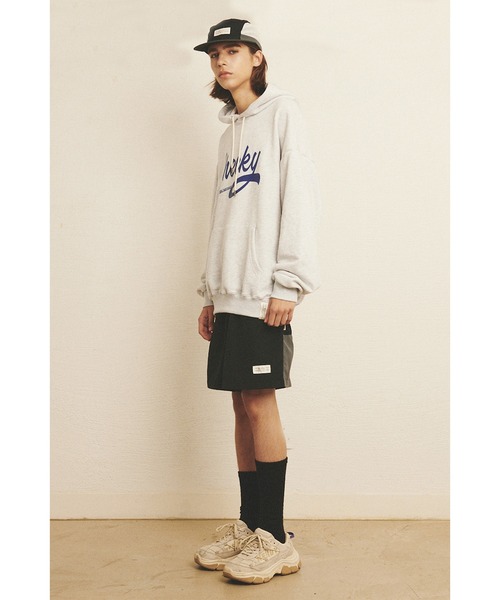 LIBERE(リベーレ)の「LIBERE リベーレ / CHEEKY HOODIE チーキービッグシルエットフーディー パーカー / 231225-231226(パーカー・メンズ・グレー/ネイビー・SMALL/MEDIUM/LARGE)」の14枚目の写真