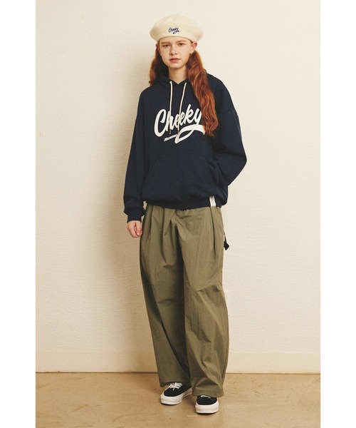 LIBERE(リベーレ)の「LIBERE リベーレ / CHEEKY HOODIE チーキービッグシルエットフーディー パーカー / 231225-231226(パーカー・メンズ・グレー/ネイビー・SMALL/MEDIUM/LARGE)」の16枚目の写真