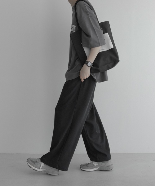 remer（リメール）の「loose UNBASIC logo over Tee / ルーズアンベーシックロゴオーバーT（Tシャツ/カットソー・メンズ・ブラック/チャコールグレー/グレー・SMALL/MEDIUM/LARGE）」の22枚目の写真