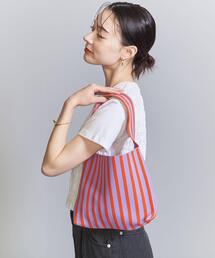 beej | ＜beej＞ニット ストライプ ワンショルダーバッグ(ショルダーバッグ)