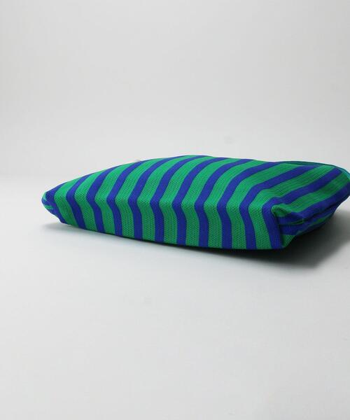 beej（ビージ）の「＜beej＞ニット ストライプ ワンショルダーバッグ（ショルダーバッグ・レディース・ケリー/オレンジ・FREE）」の8枚目の写真