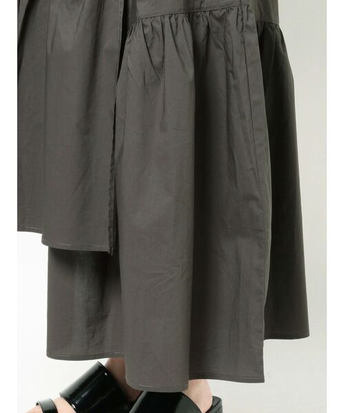 MURUA(ムルーア)の「アシメギャザーロングスカート(スカート・レディース・ダークグレー/ブルー・FREE)」の20枚目の写真