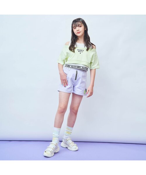 algy（アルジー）の「タンタケドッキングT（Tシャツ/カットソー・キッズ・ライム/オフホワイト/ブラック・X-SMALL/XX-SMALL/XXX-SMALL/MEDIUM/SMALL）」の10枚目の写真