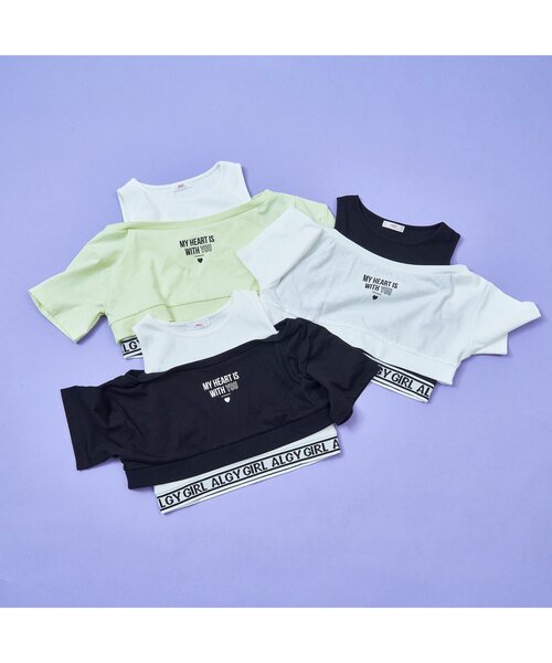 algy（アルジー）の「タンタケドッキングT（Tシャツ/カットソー・キッズ・ライム/オフホワイト/ブラック・X-SMALL/XX-SMALL/XXX-SMALL/MEDIUM/SMALL）」の11枚目の写真