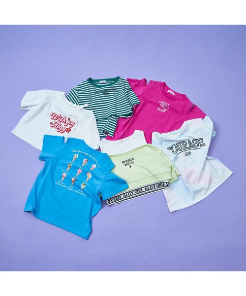 algy（アルジー）の「タンタケドッキングT（Tシャツ/カットソー・キッズ・ライム/オフホワイト/ブラック・X-SMALL/XX-SMALL/XXX-SMALL/MEDIUM/SMALL）」の12枚目の写真