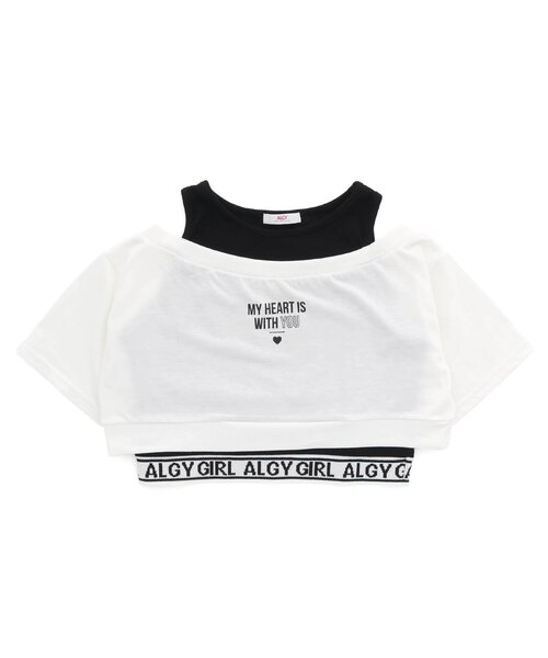 algy（アルジー）の「タンタケドッキングT（Tシャツ/カットソー・キッズ・ライム/オフホワイト/ブラック・X-SMALL/XX-SMALL/XXX-SMALL/MEDIUM/SMALL）」の19枚目の写真
